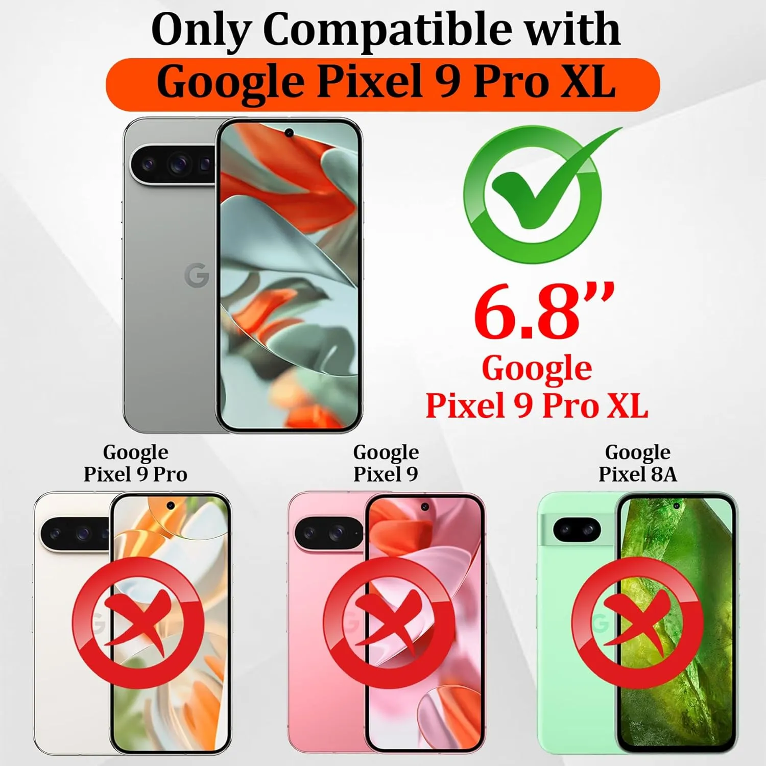 Compatible with Google Pixel 9 Pro XL Case, with Belt Clip Holster Heavy Duty Rugged Shockproof Full Body Protection Kickstand Phone case for Google Pixel 9 Pro XL (Blue)