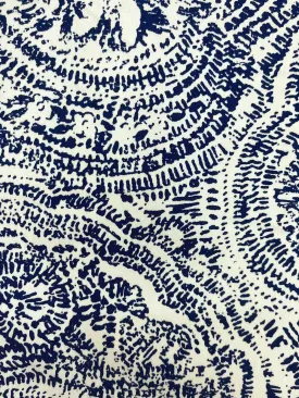 Cotton Spandex Print - Antique Paisely