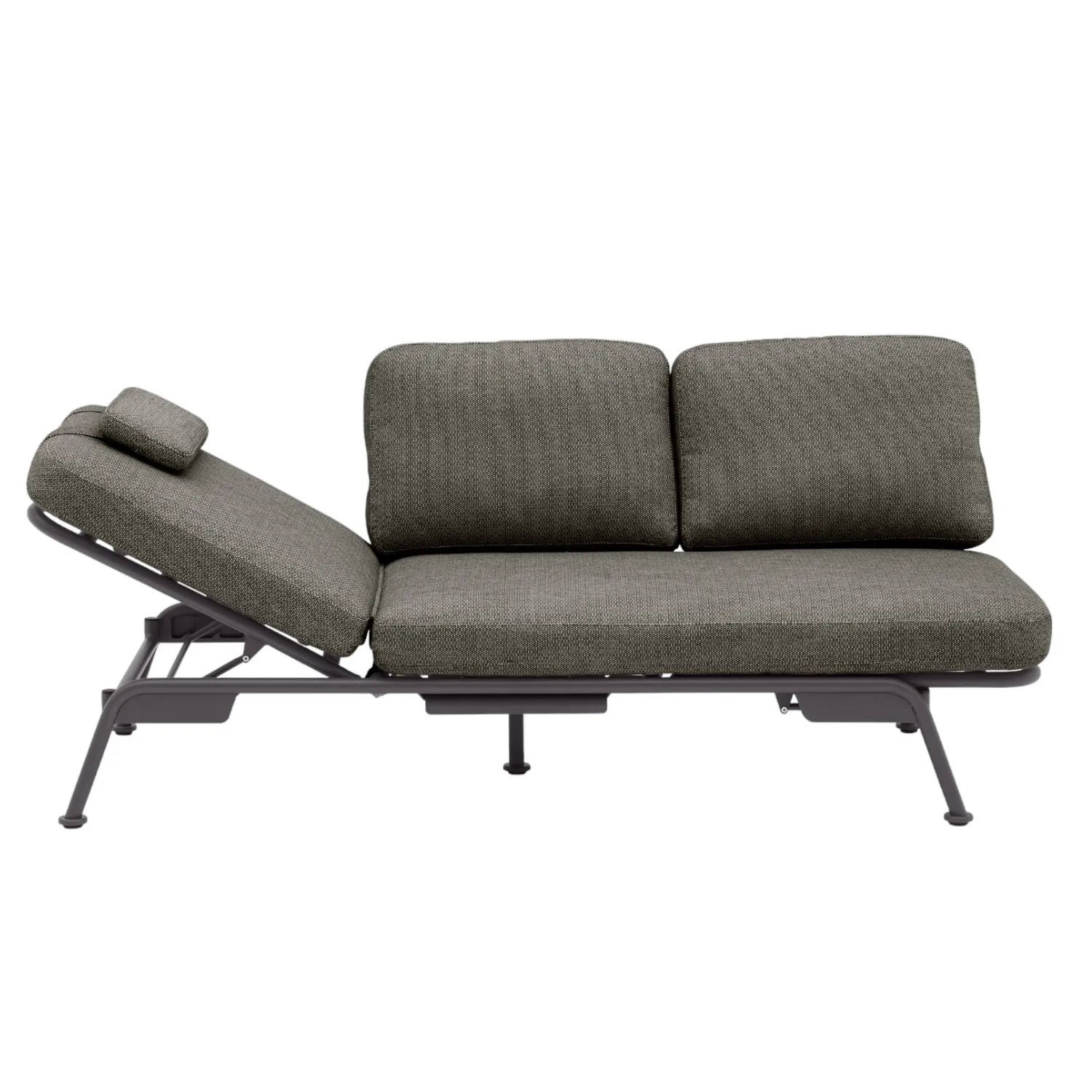Davenport Charcoal Reclining Sofa