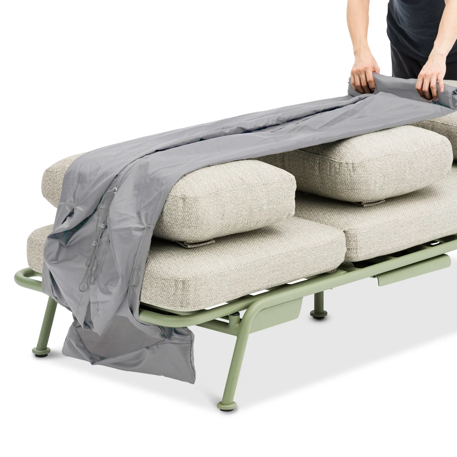Davenport Charcoal Reclining Sofa