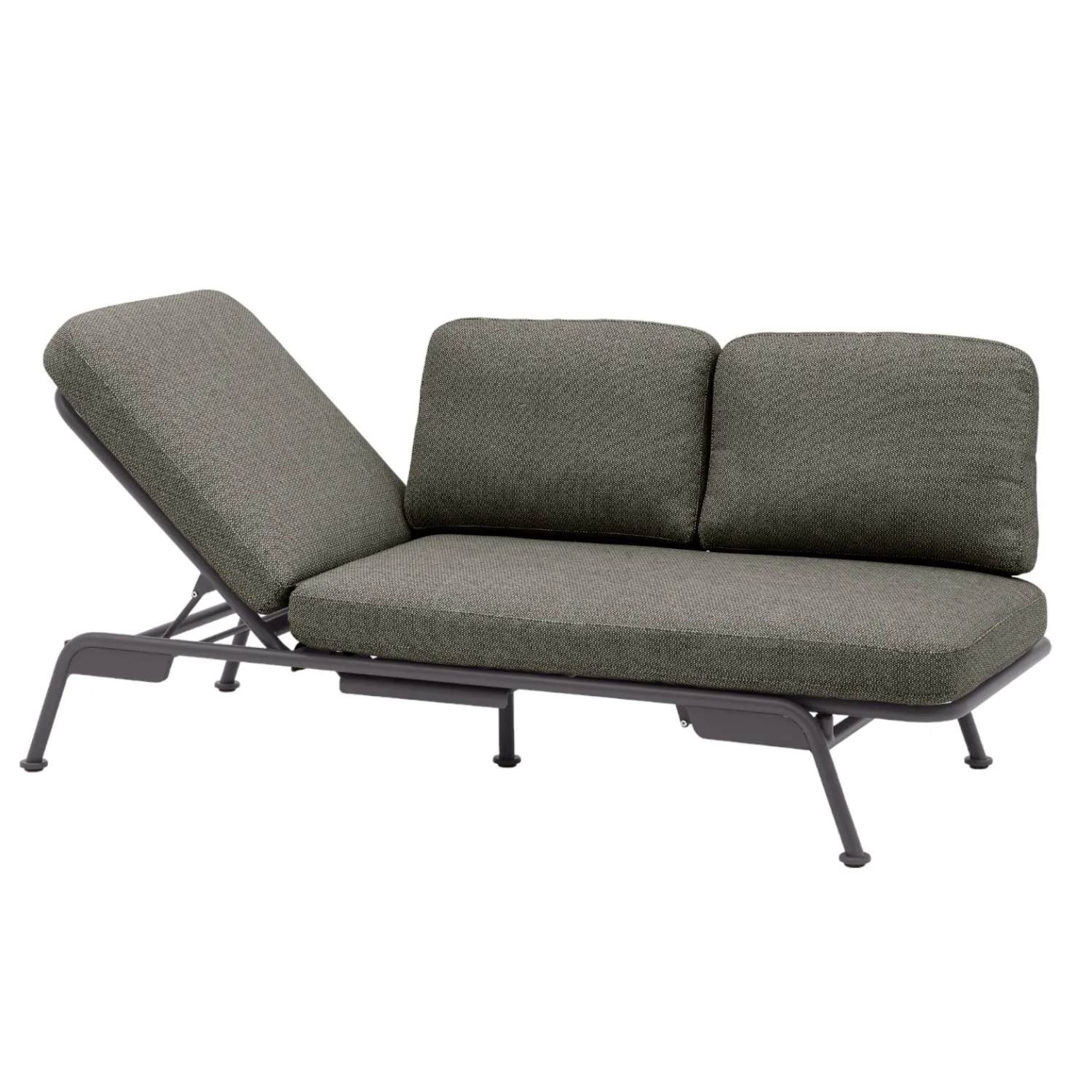 Davenport Charcoal Reclining Sofa