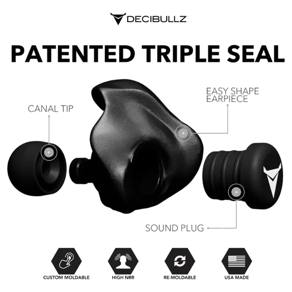 Decibullz Custom Molded Earplugs