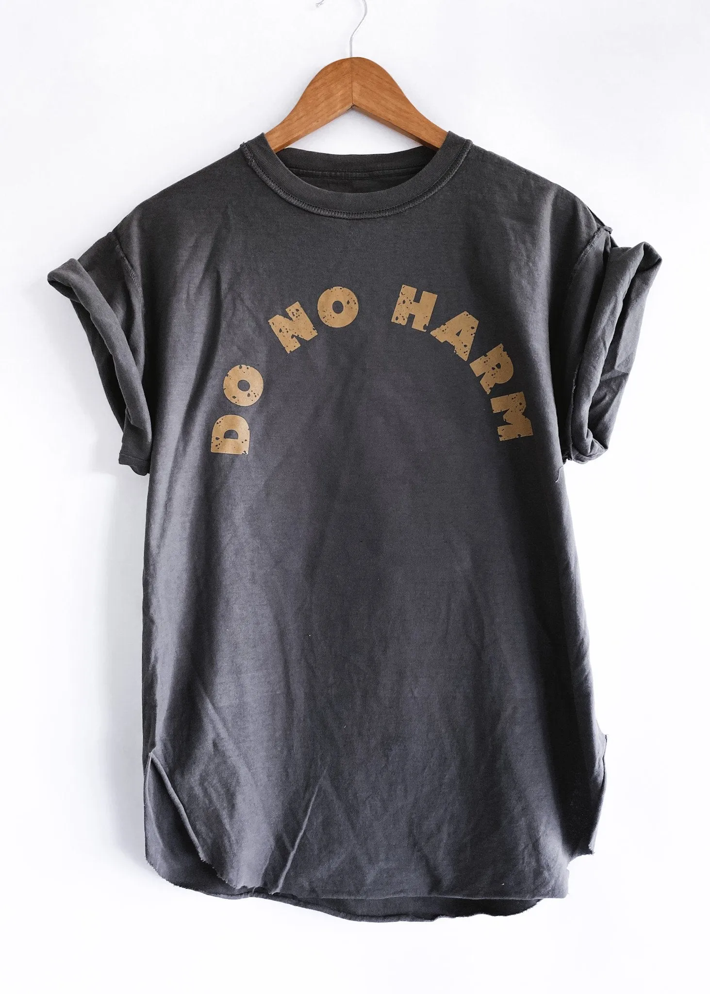 DO NO HARM SIDE SLIT TEE
