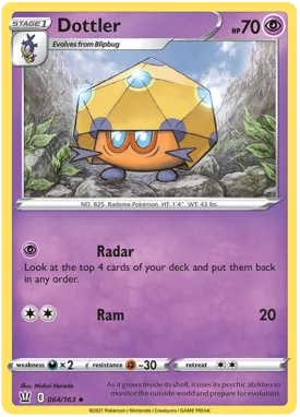 Dottler (064/163) [Sword & Shield: Battle Styles]
