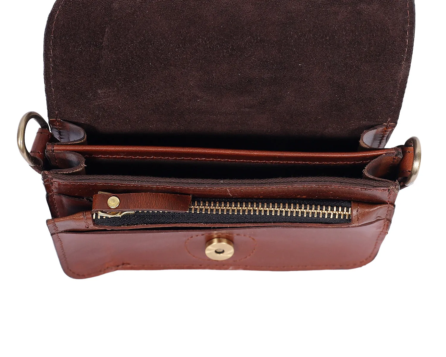Elegance Redefined: Brown Leather Clutch - Your Timeless Fashion Accessory. Art: BG-1462