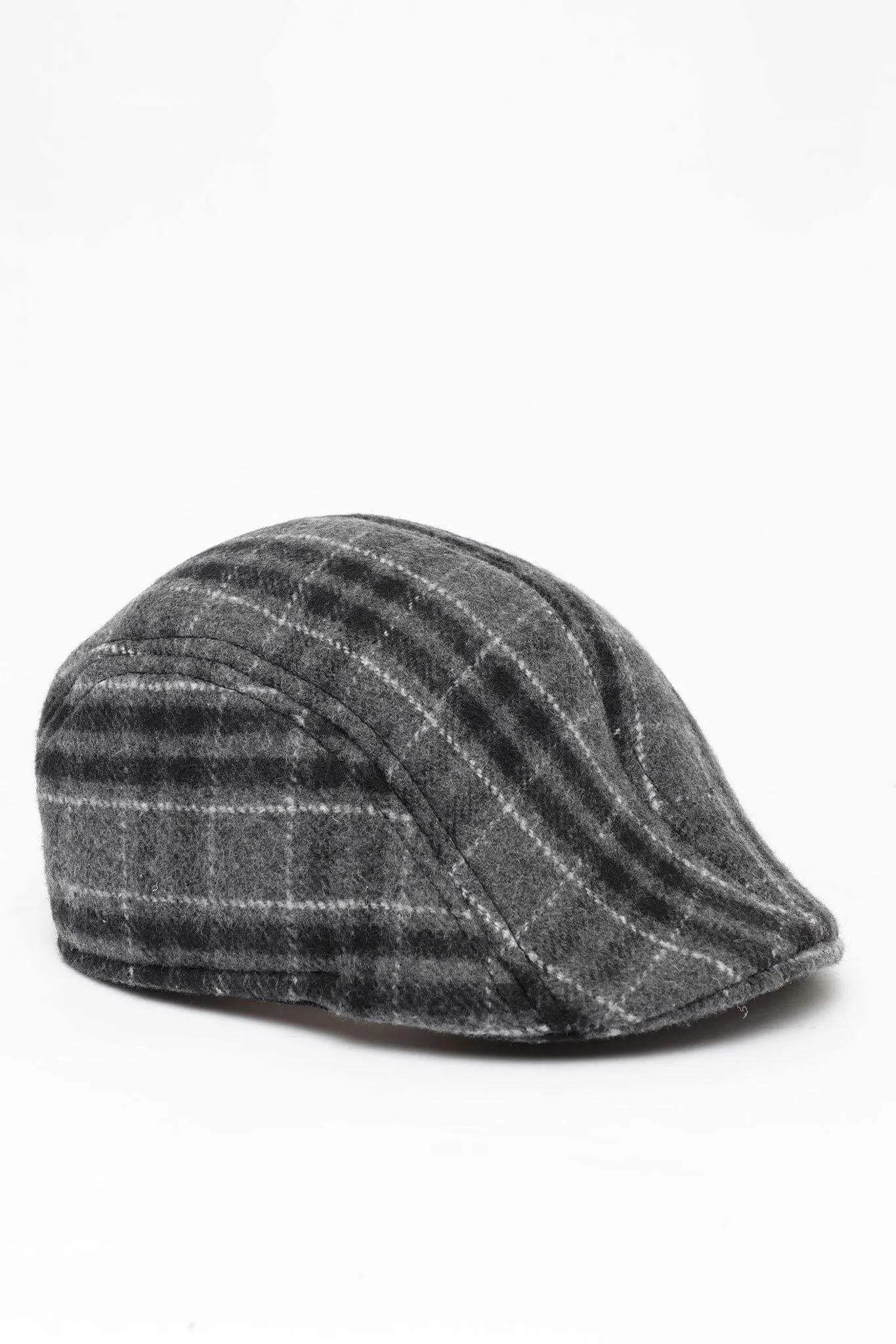 EQUESTRIAN VIBE MEN’S CAP IN CHECKERD GRAY