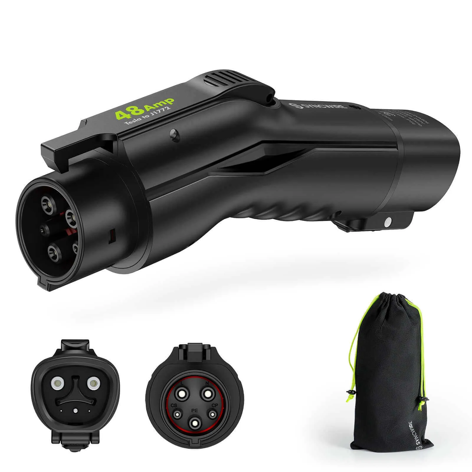 EV Charging Adapter (Tesla to J1772), 48A/250V AC