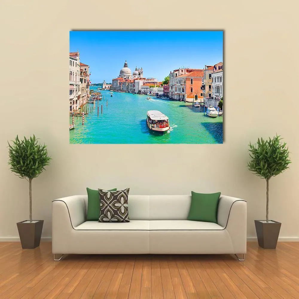 Famous Canal Grande Canvas Wall Art