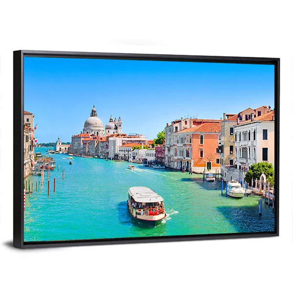 Famous Canal Grande Canvas Wall Art