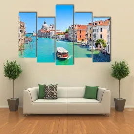 Famous Canal Grande Canvas Wall Art