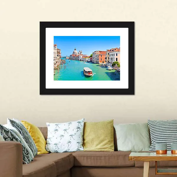 Famous Canal Grande Canvas Wall Art