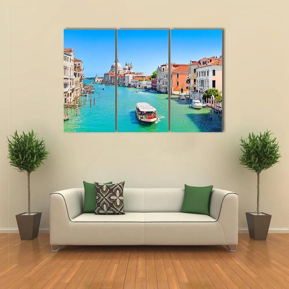 Famous Canal Grande Canvas Wall Art