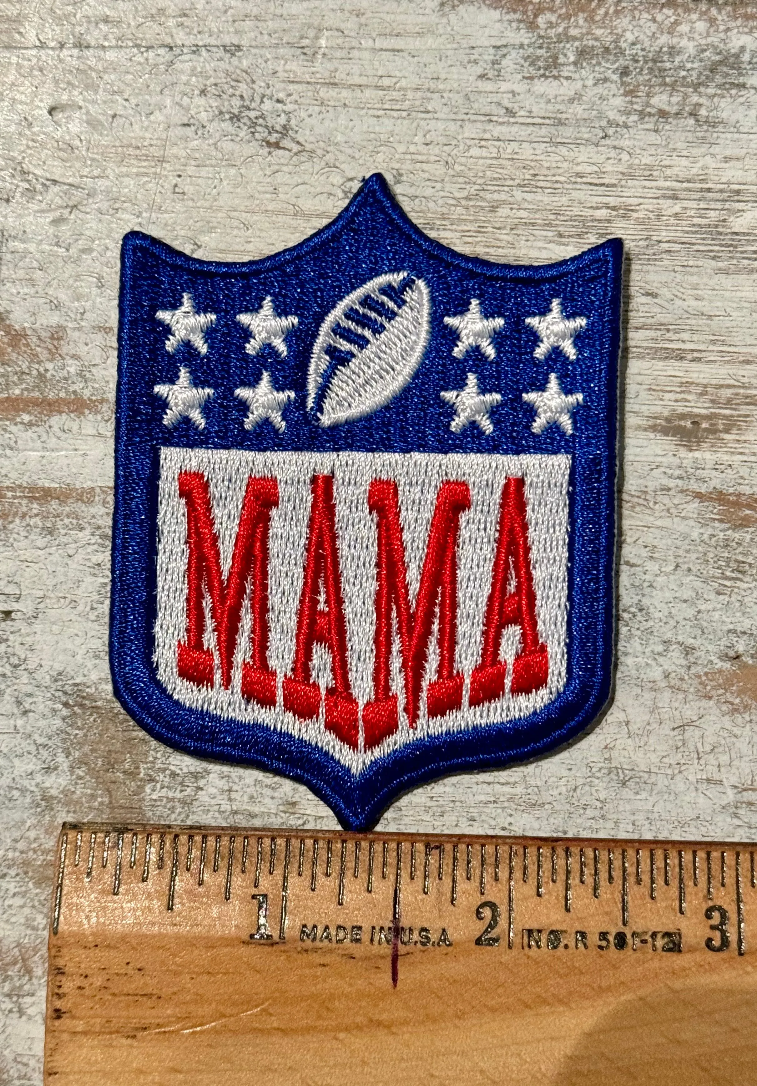 Football Iron On Patches