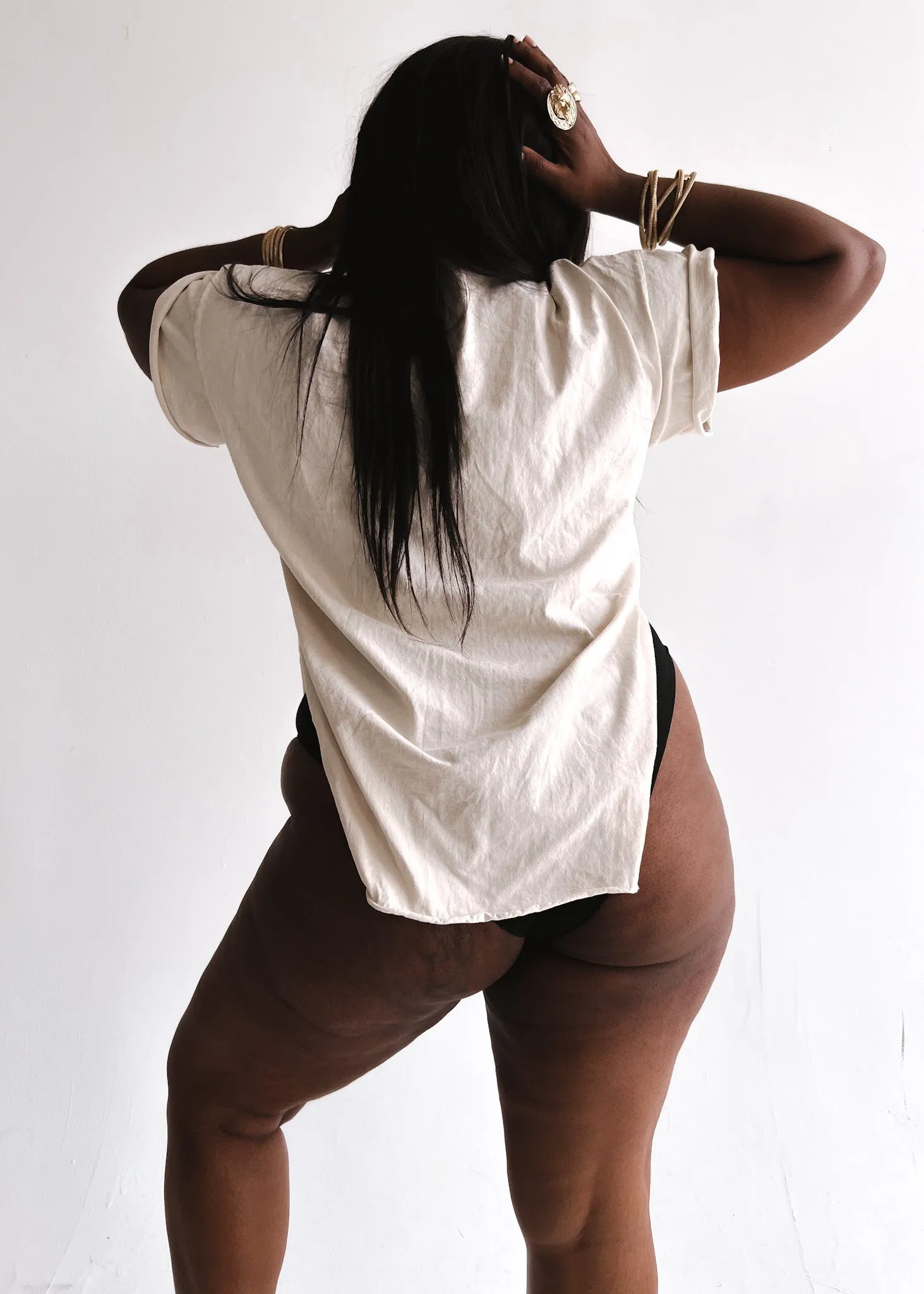 FORCES OF NATURE SIDE SLIT TEE