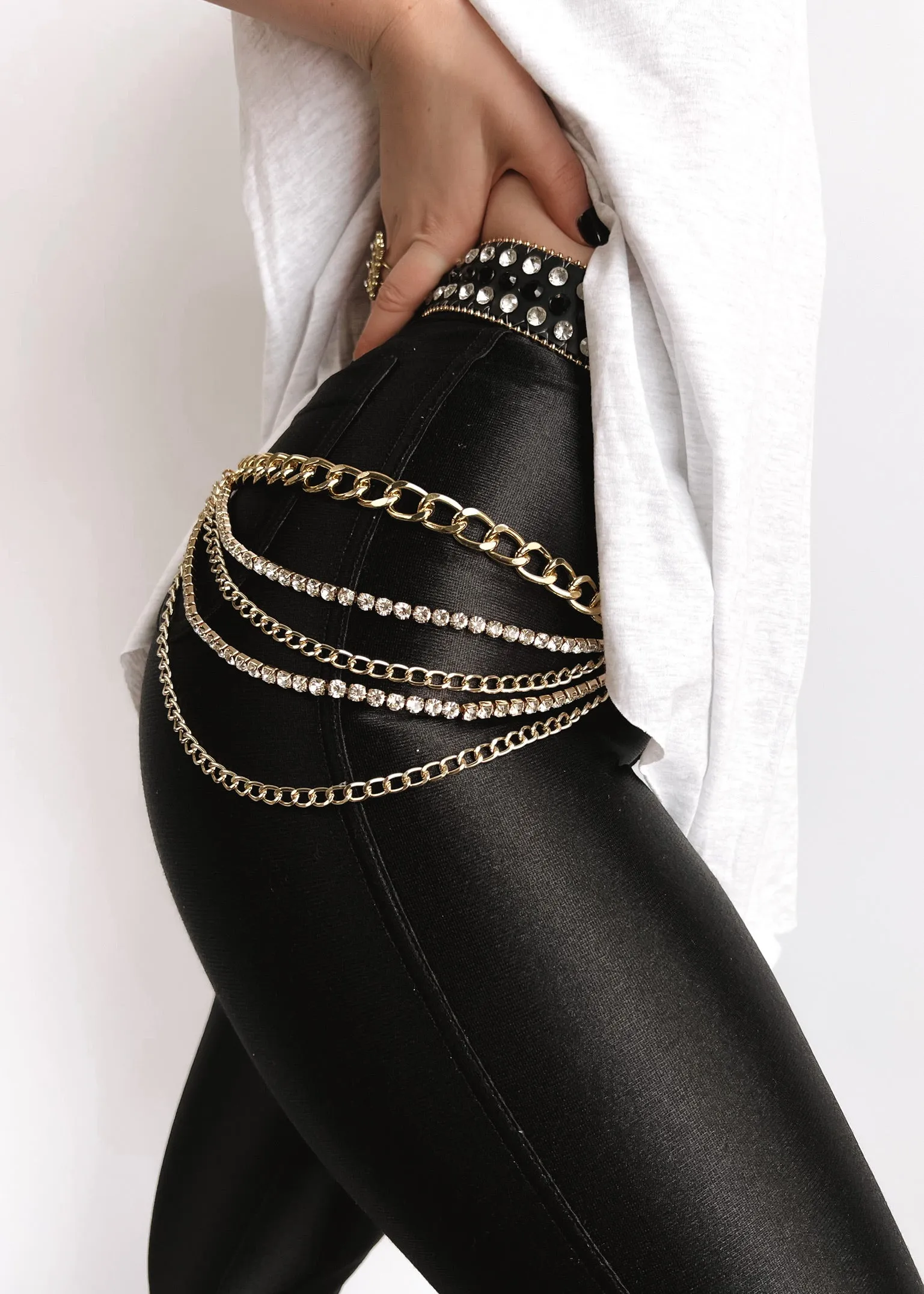 FREEDOM CALLS SIDE SLIT TEE