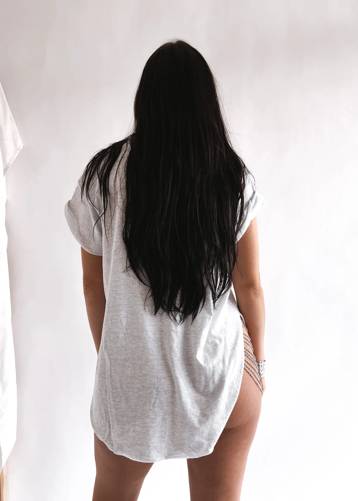 FREEDOM CALLS SIDE SLIT TEE