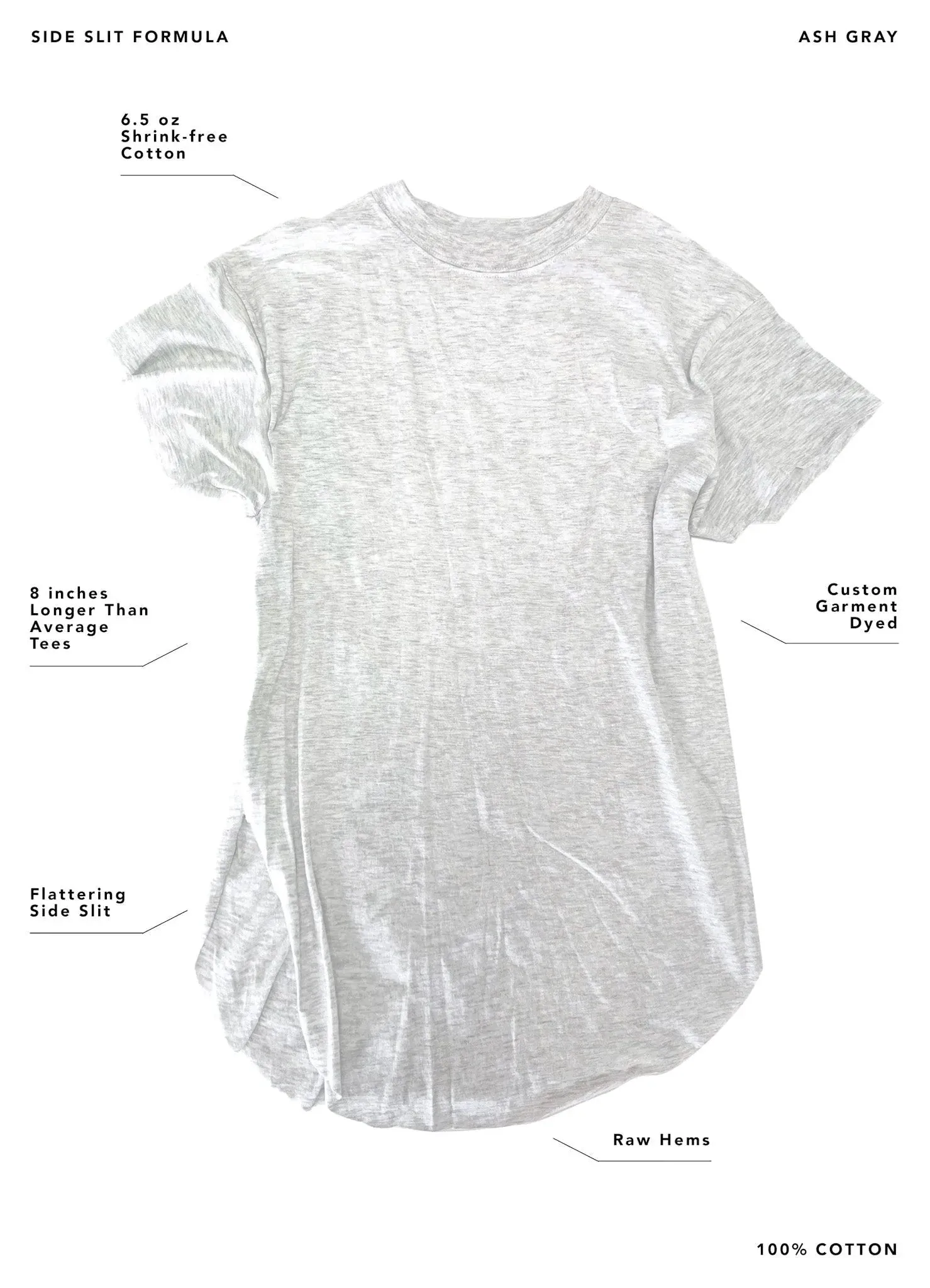 FT. WORTH SIDE SLIT TEE