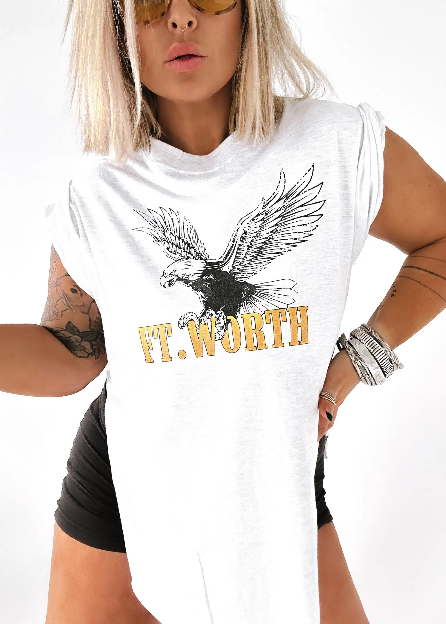 FT. WORTH SIDE SLIT TEE