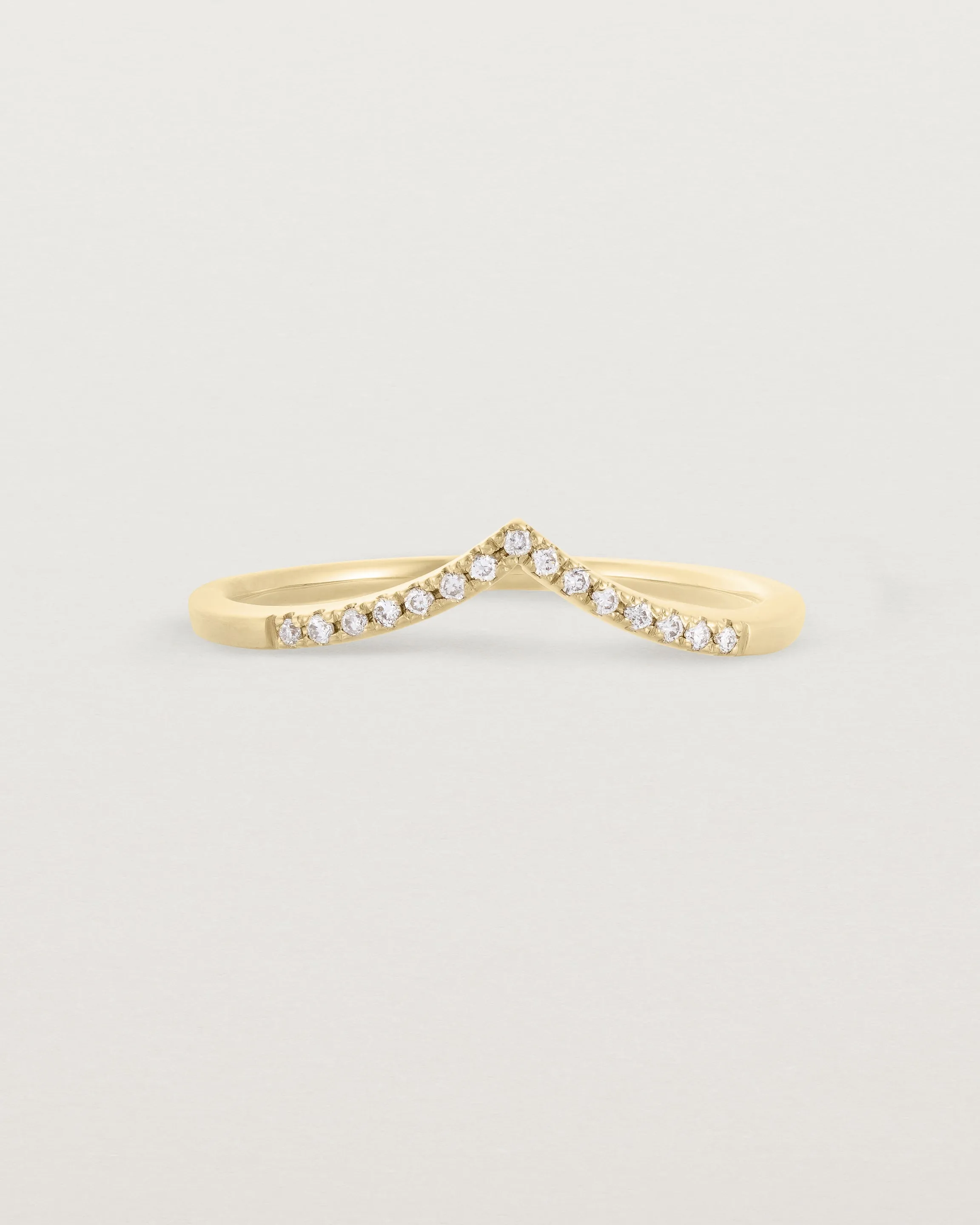 Gentle Point Ring | White Diamonds