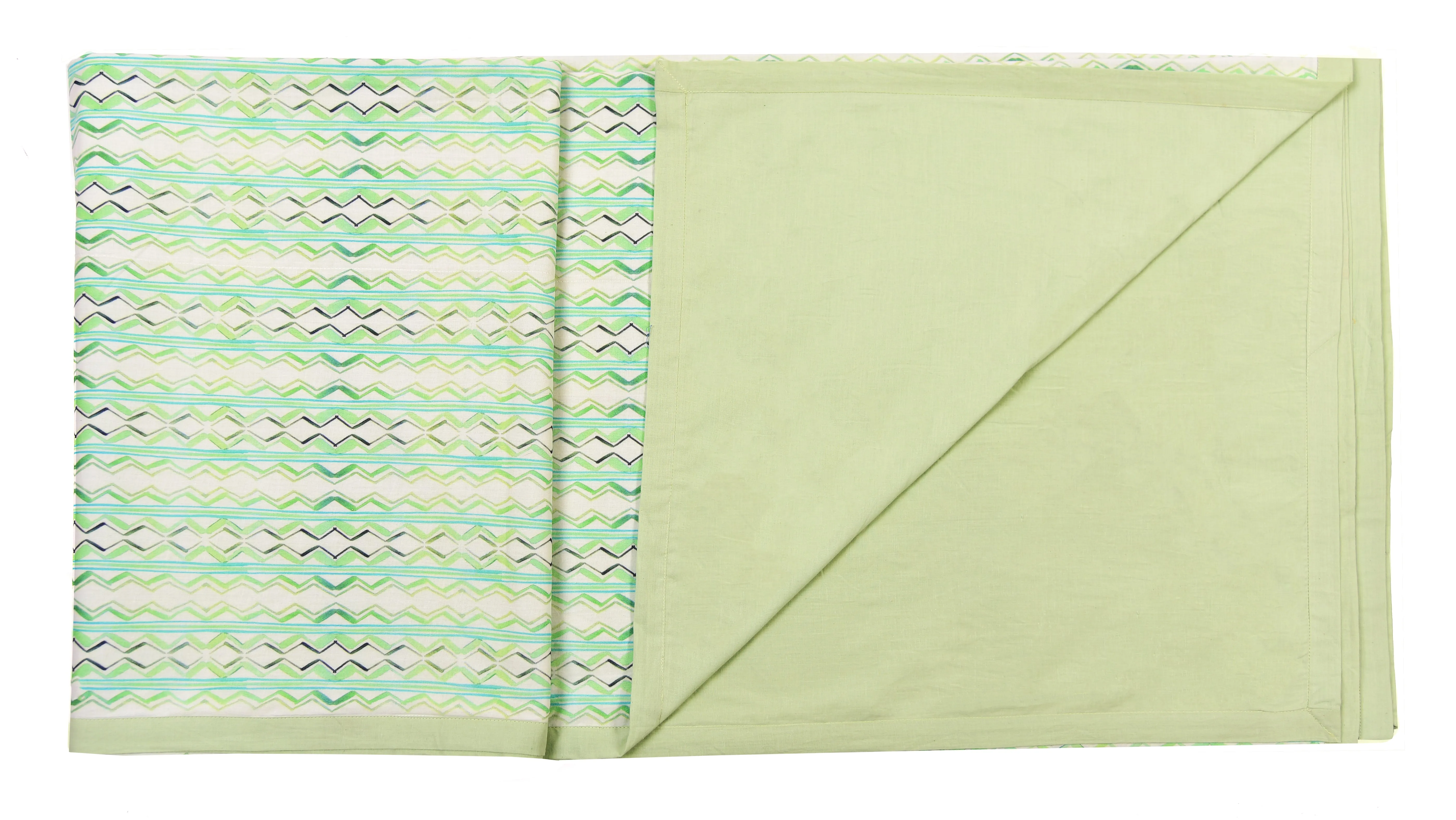 Green Geometric Printed Duvet/Dohar