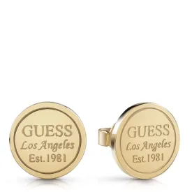 Guess American Dream Gold Coin Earrings