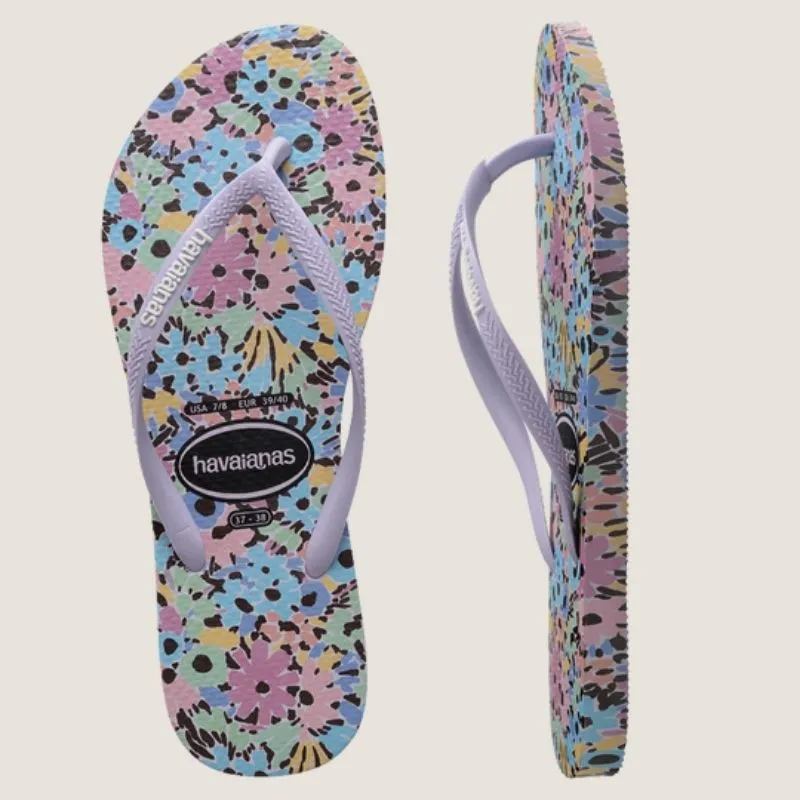 Havaianas Slim Print Floral Ditsy Thong