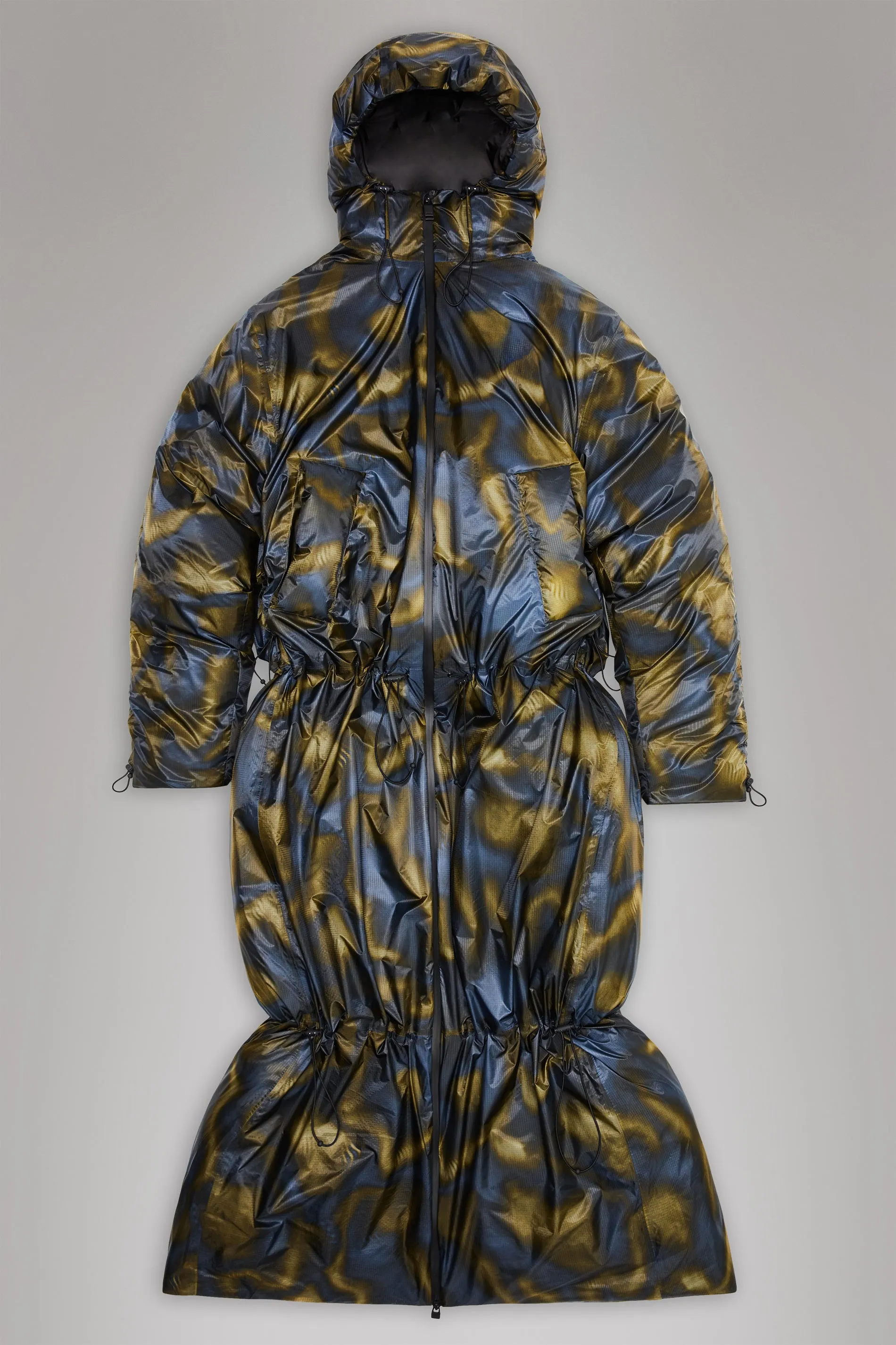 Sure, heres an optimized title with modifiers included:

Kevo Vision Ultra-Long Quilted Puffer Jacket

This title highlights the key features and adds an appealing descriptor to attract customers.