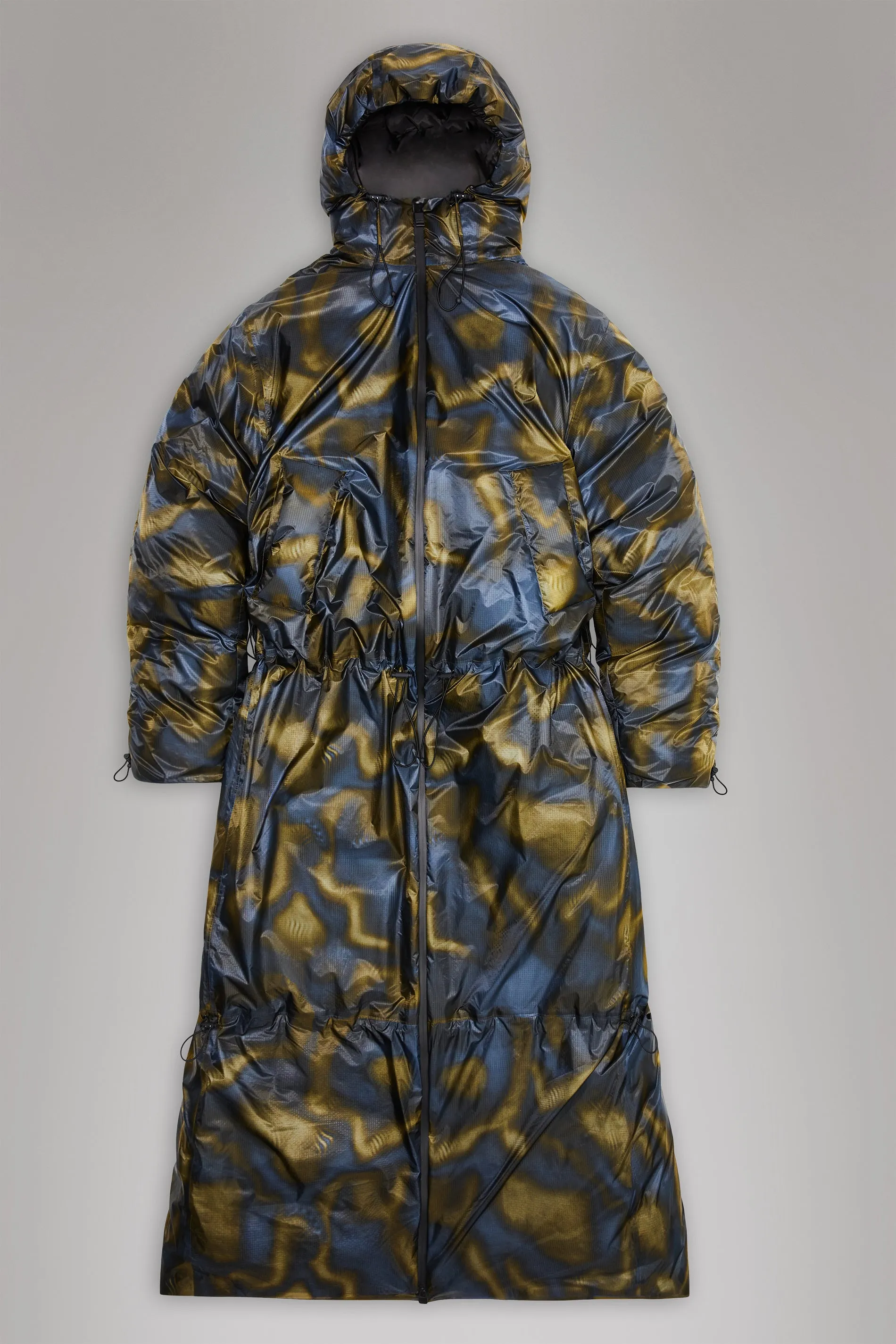 Sure, heres an optimized title with modifiers included:

Kevo Vision Ultra-Long Quilted Puffer Jacket

This title highlights the key features and adds an appealing descriptor to attract customers.