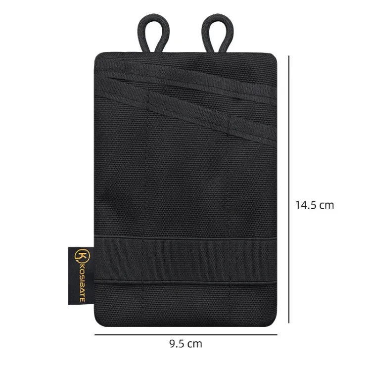 KOSIBATE H250 Outdoor Portable Card Holder Key Storage Bag with Shoulder Strap (Green)