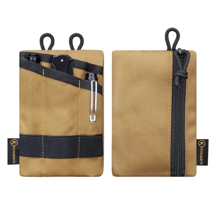 KOSIBATE H250 Outdoor Portable Card Holder Key Storage Bag with Shoulder Strap (Green)
