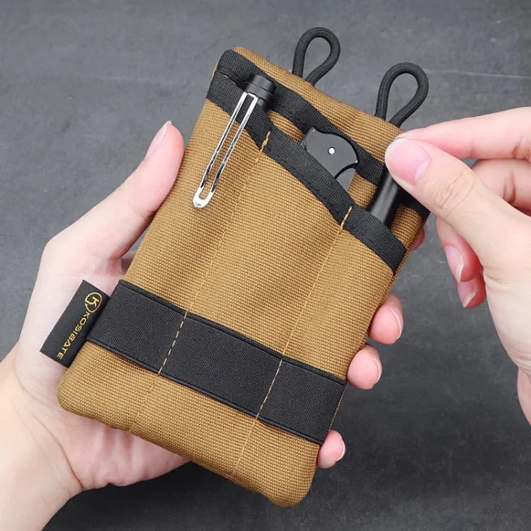 KOSIBATE H250 Outdoor Portable Card Holder Key Storage Bag with Shoulder Strap (Green)