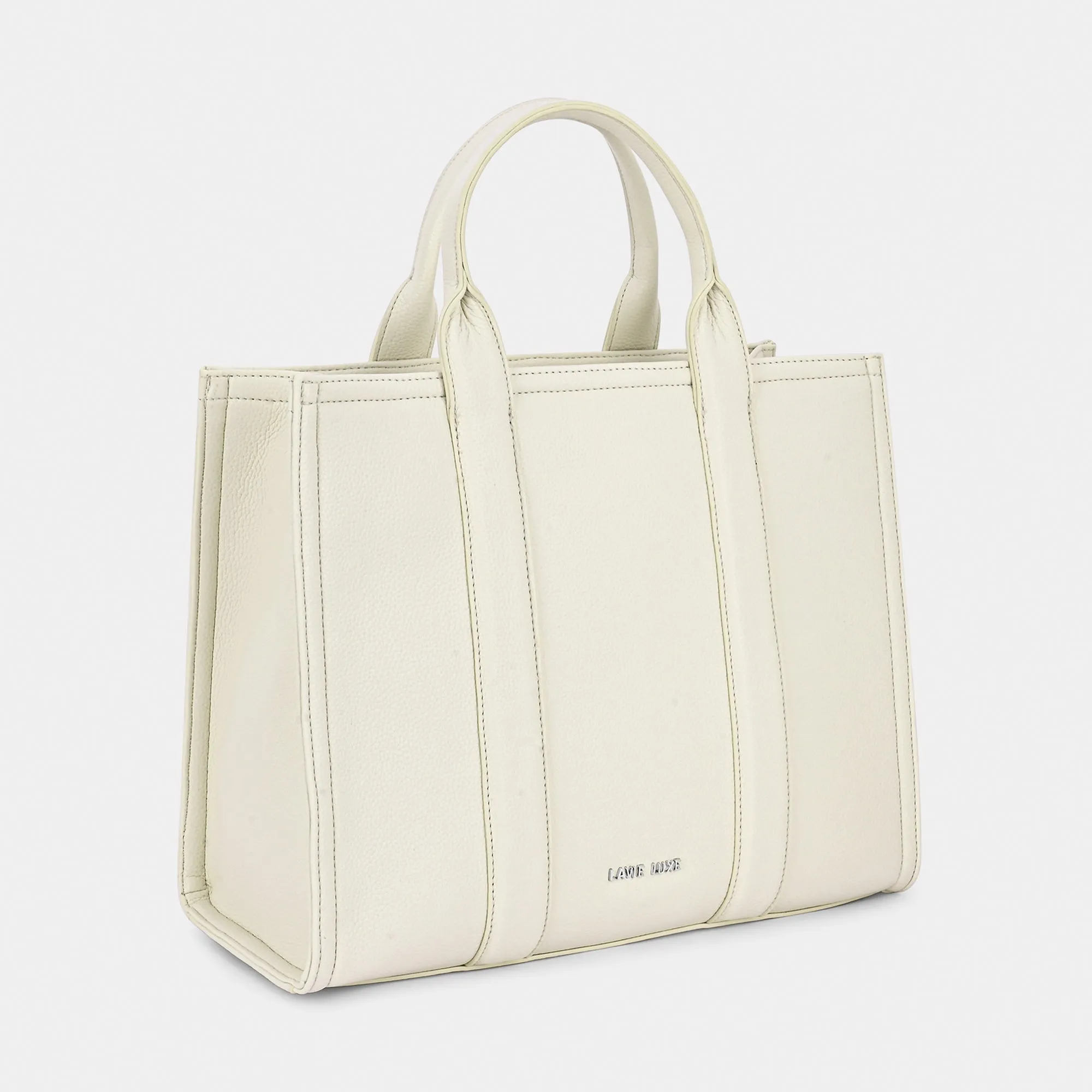 Lavie Luxe Cobs Off White Large Women'S Satchel