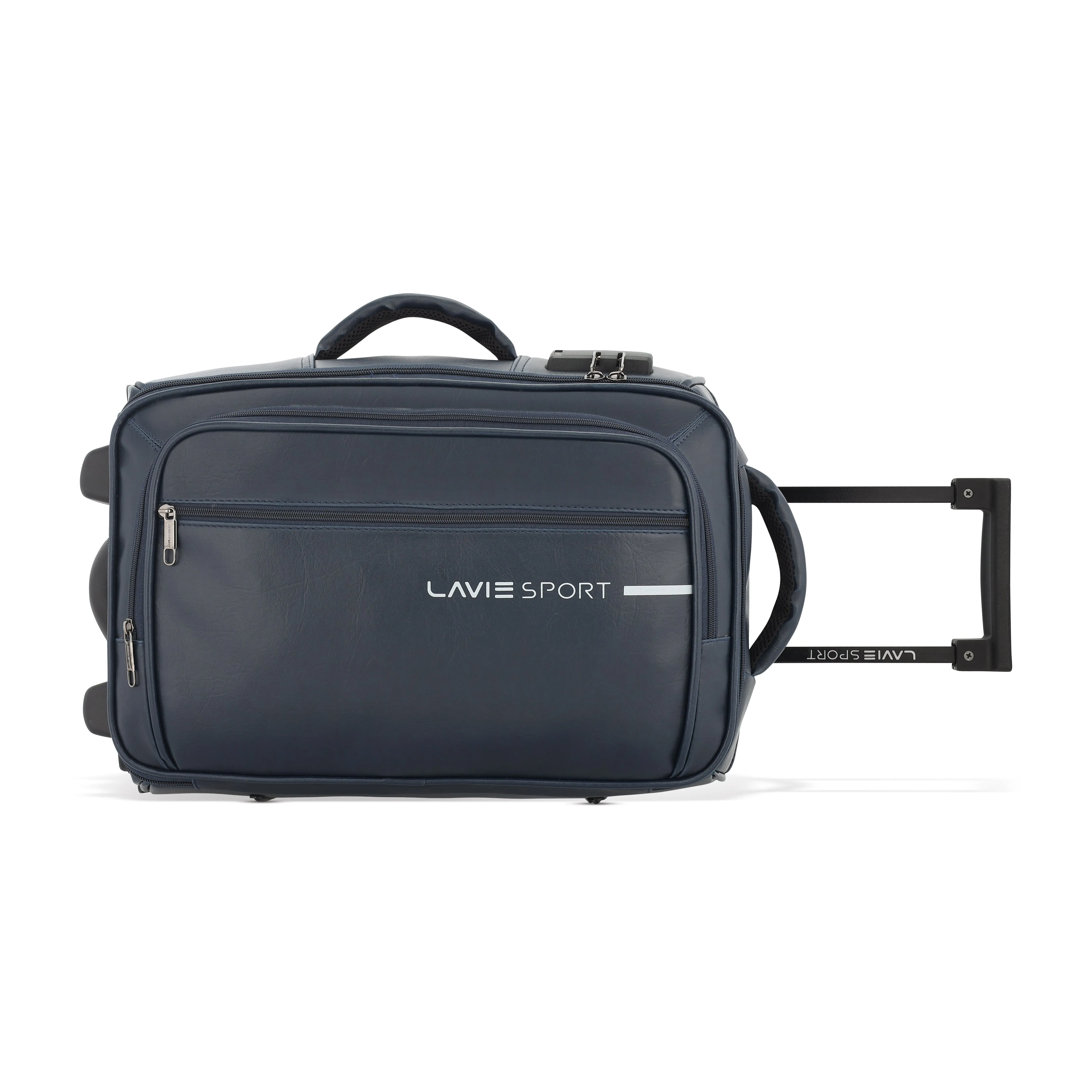 Lavie Sport Premium Majestic Pro  45 cm Navy Laptop Trolley Duffle Bag with Overnighter Functionality