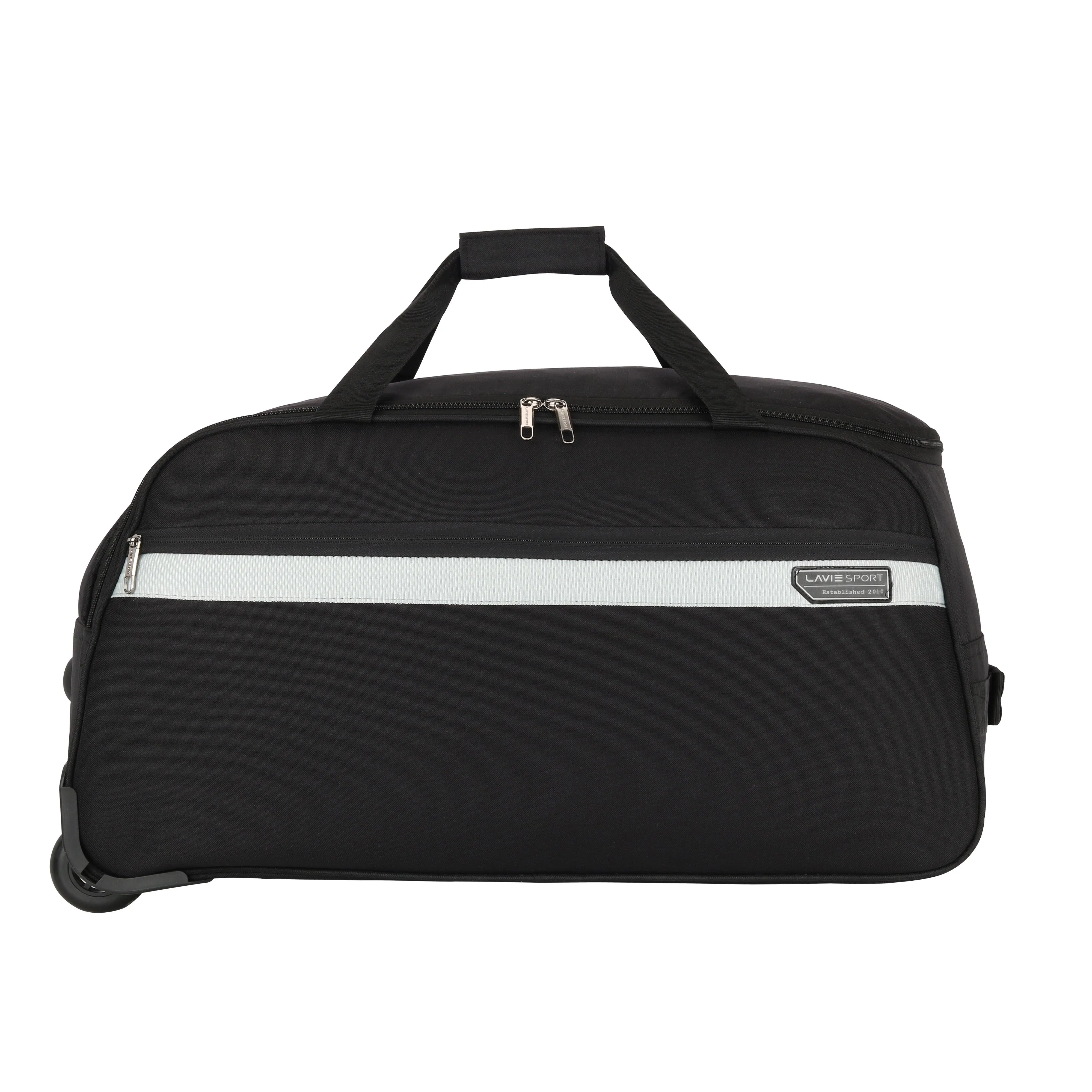 Lavie Sport Large Size 63 cms Meridian X Wheel Duffle Bag | Black