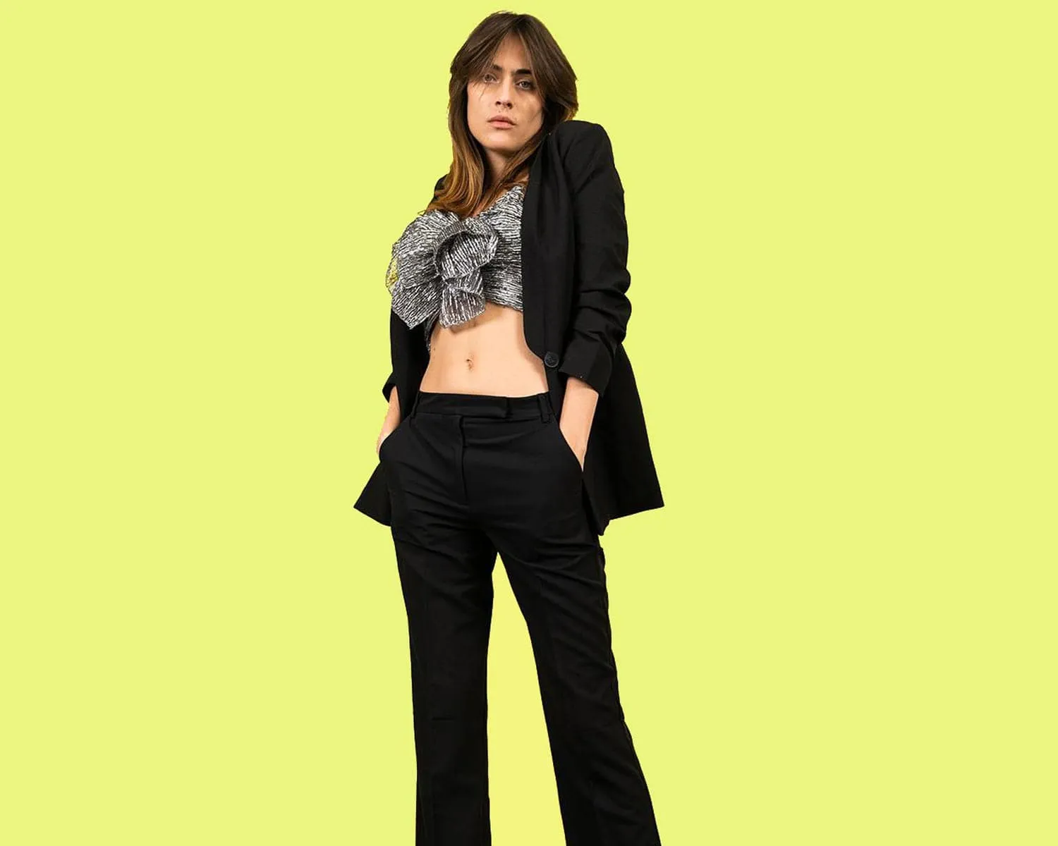 Lemon Lime Splice Green Paper Roll Photography Studio Backdrop Half Width (1.36 x 10M)