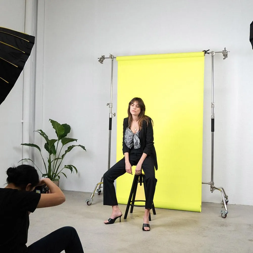 Lemon Lime Splice Green Paper Roll Photography Studio Backdrop Half Width (1.36 x 10M)
