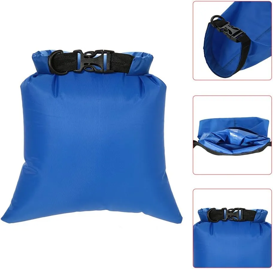 Lixada Waterproof Dry Bags, 3/5/6 Pack Ultimate Dry Sack - 3L 5L 8L Lightweight, Roll Top Outdoor Dry Sacks for Kayaking Camping Hiking Traveling Boating Water Sports