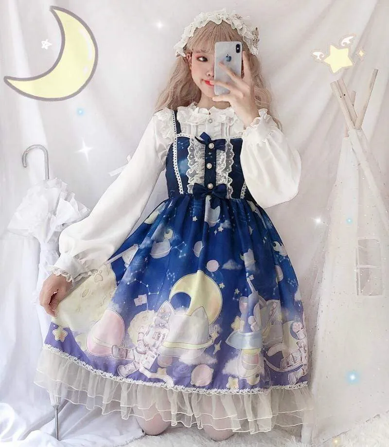 Lolita Lace Flare Slip Dress