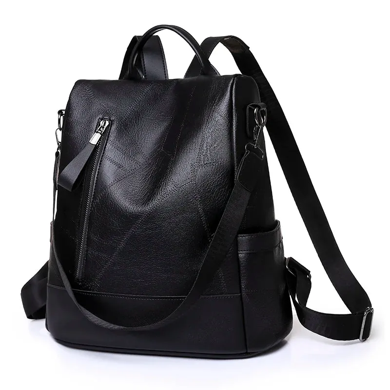 Luxe Women’s Backpack – High-Quality Soft Leather Anti-Theft Design