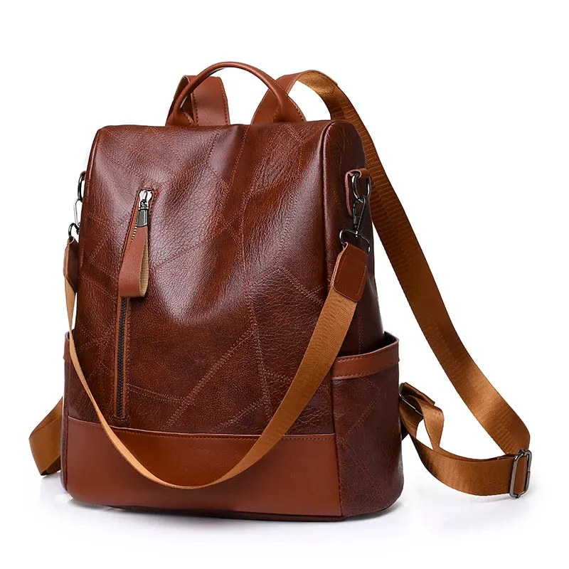 Luxe Women’s Backpack – High-Quality Soft Leather Anti-Theft Design