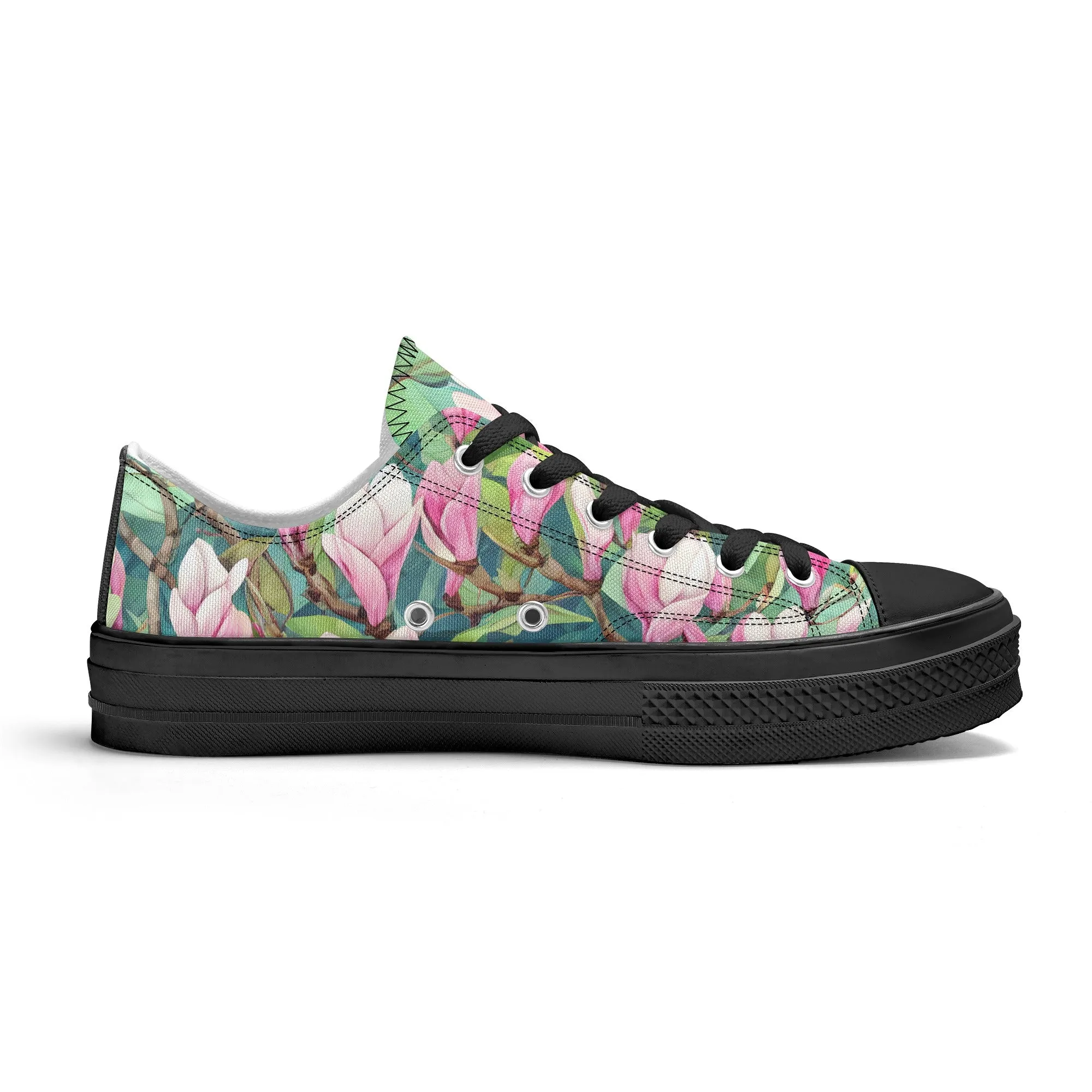 Magnolia Womens Low Top Shoes, Garden Classic Canvas Converse Sneakers.
