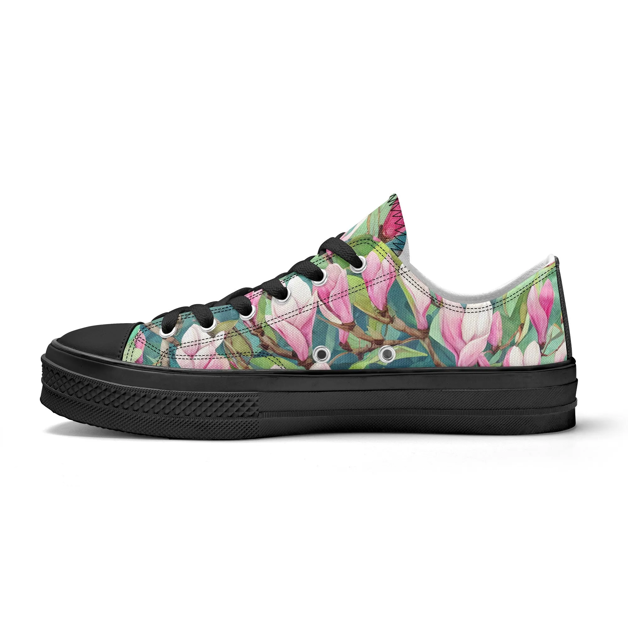 Magnolia Womens Low Top Shoes, Garden Classic Canvas Converse Sneakers.