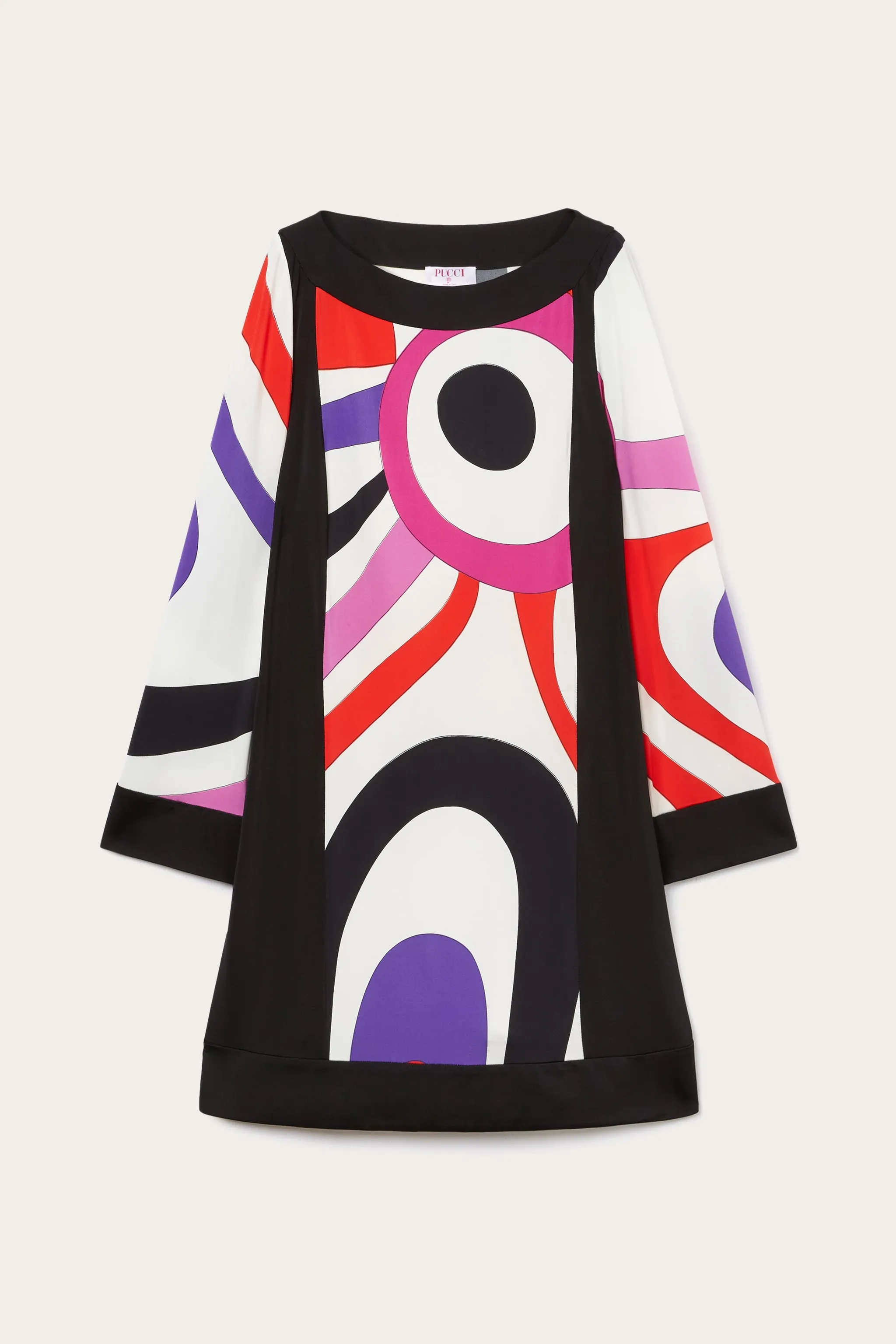 Marmo-Print Mini Dress