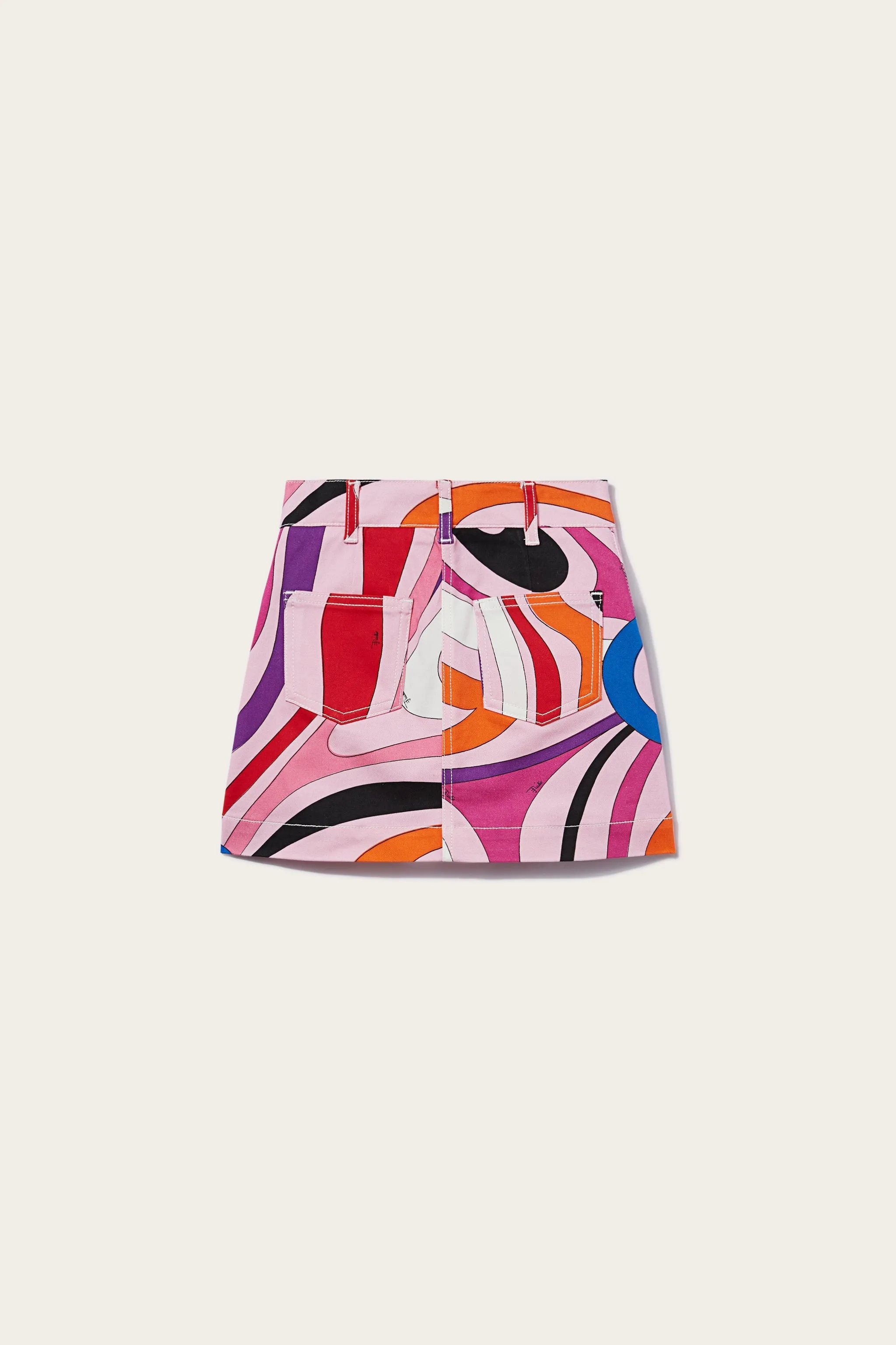 Marmo-Print Skirt