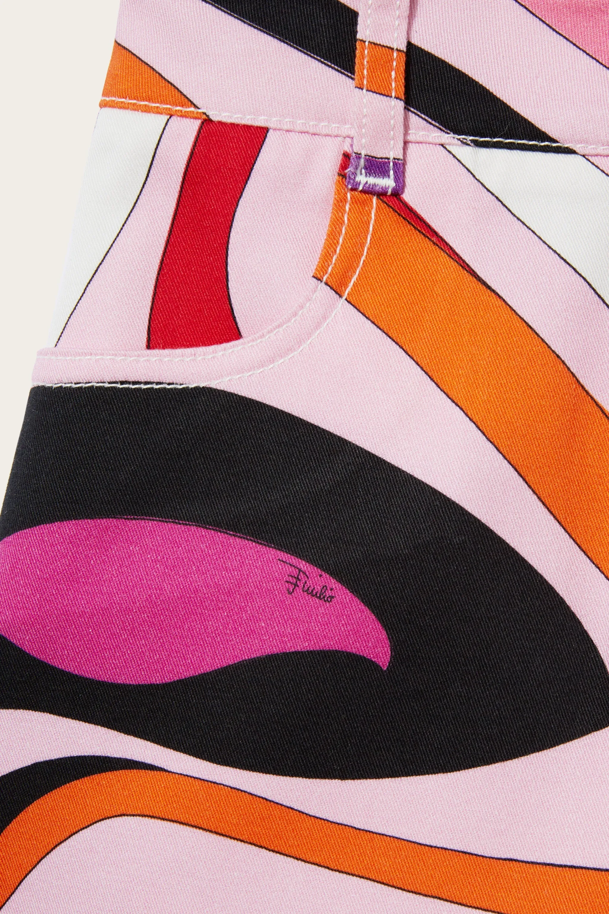 Marmo-Print Skirt