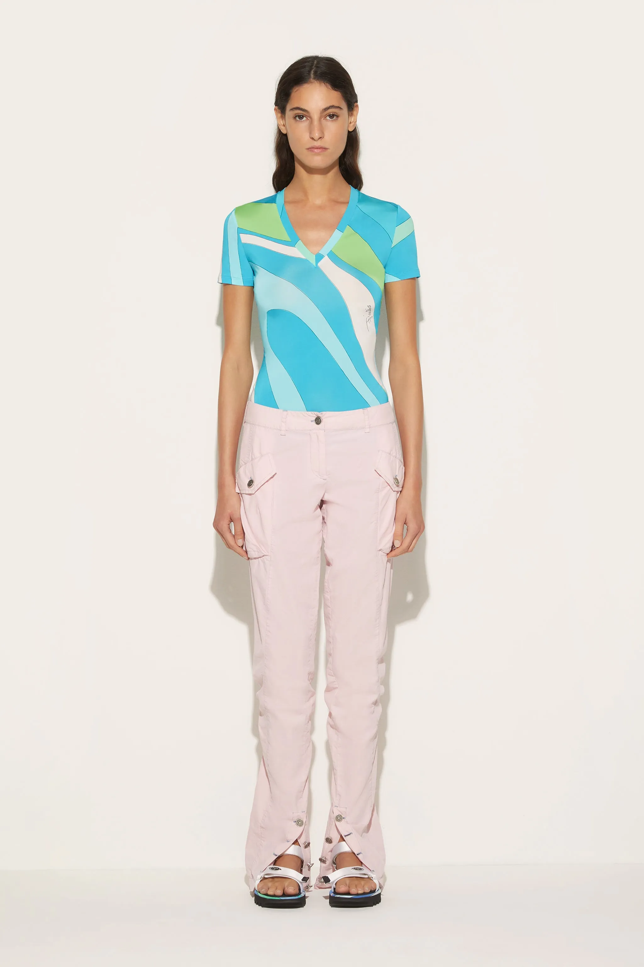 Marmo-Print T-Shirt