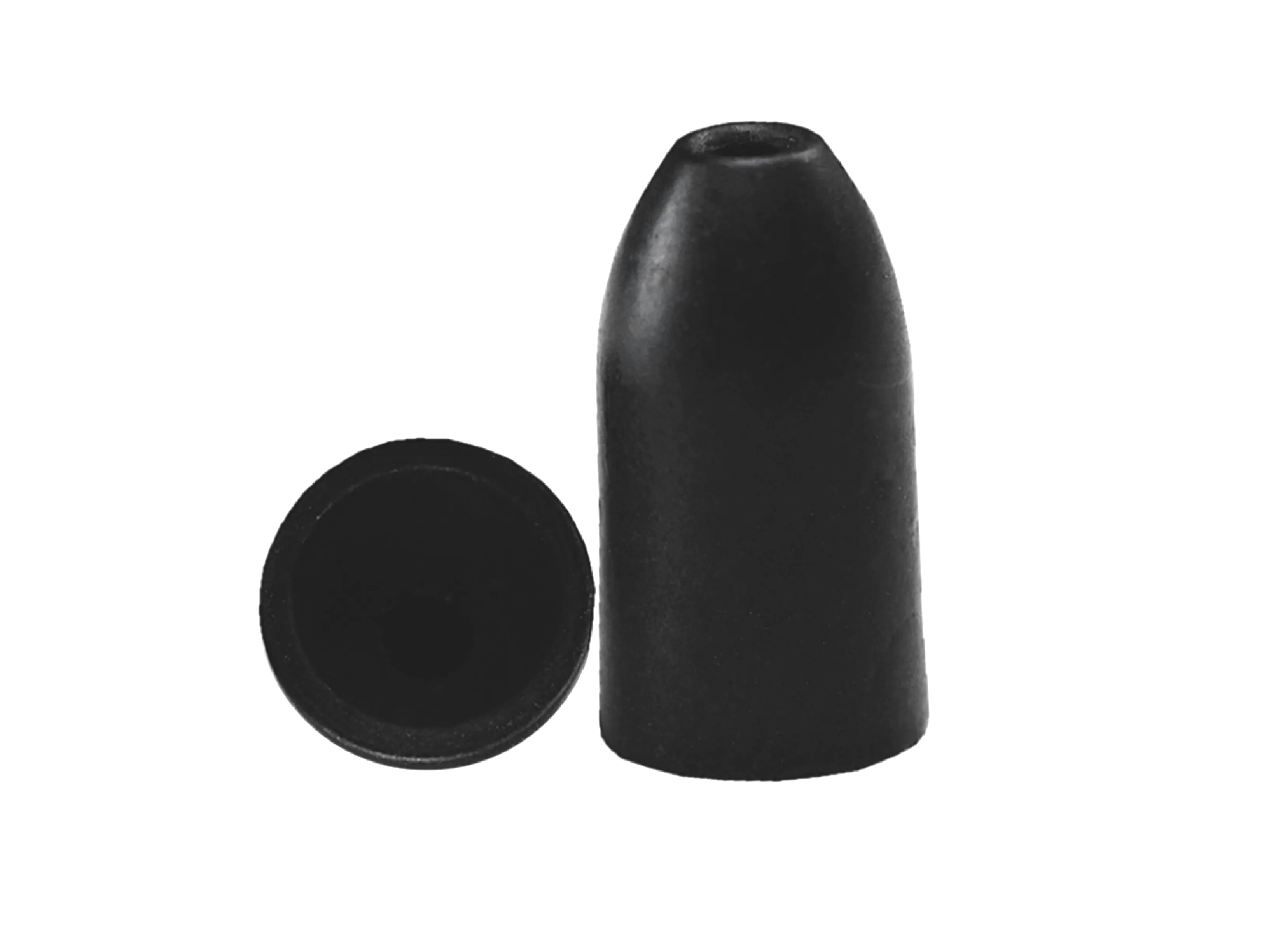 Matte Black Tungsten Worm Weights