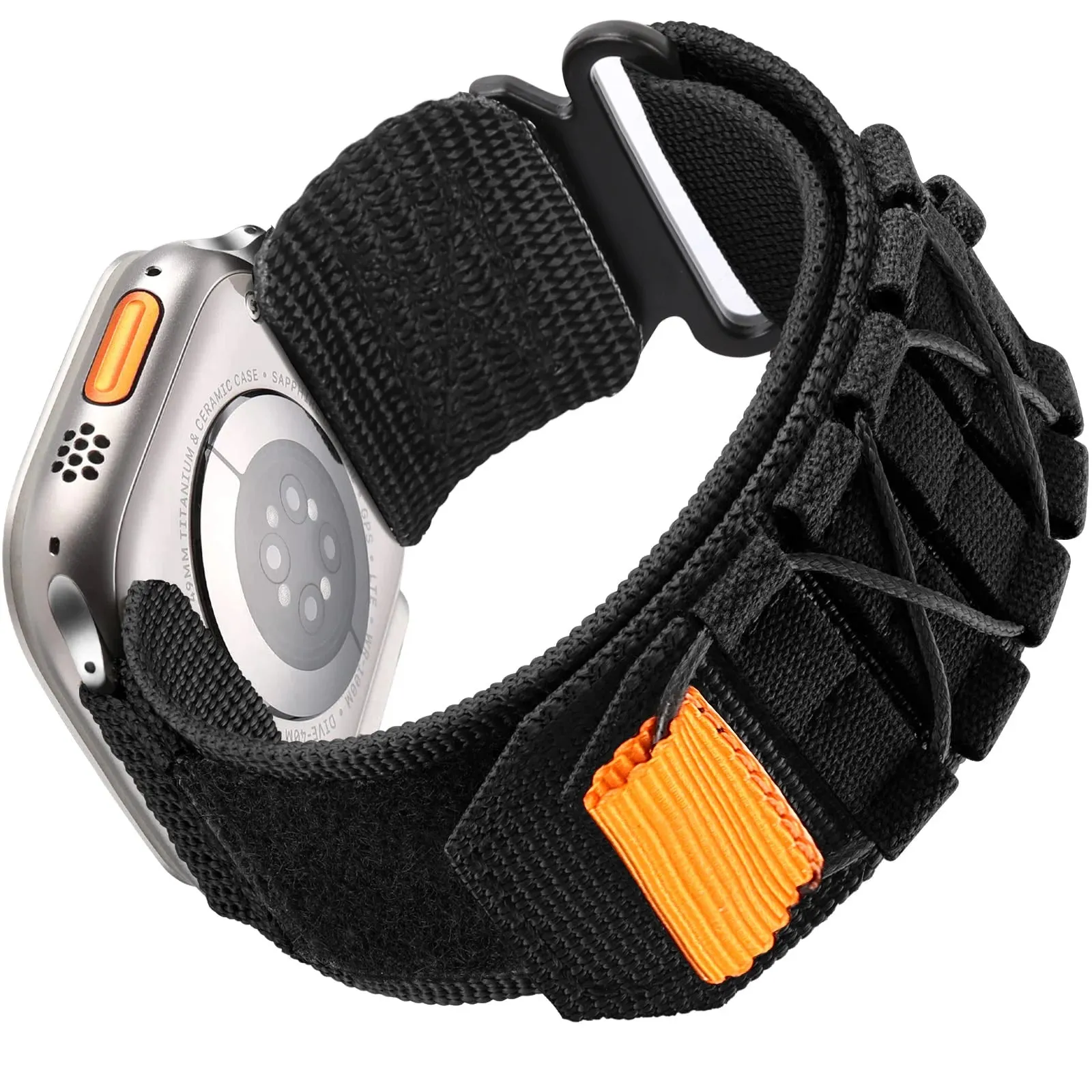 Military Tactical Rugged Nylon Velcro Strap for Apple Watch