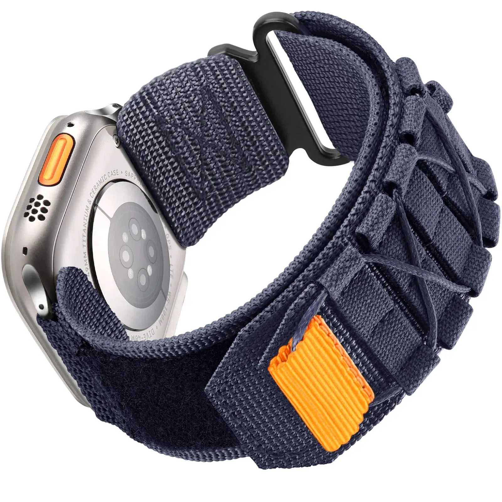 Military Tactical Rugged Nylon Velcro Strap for Apple Watch