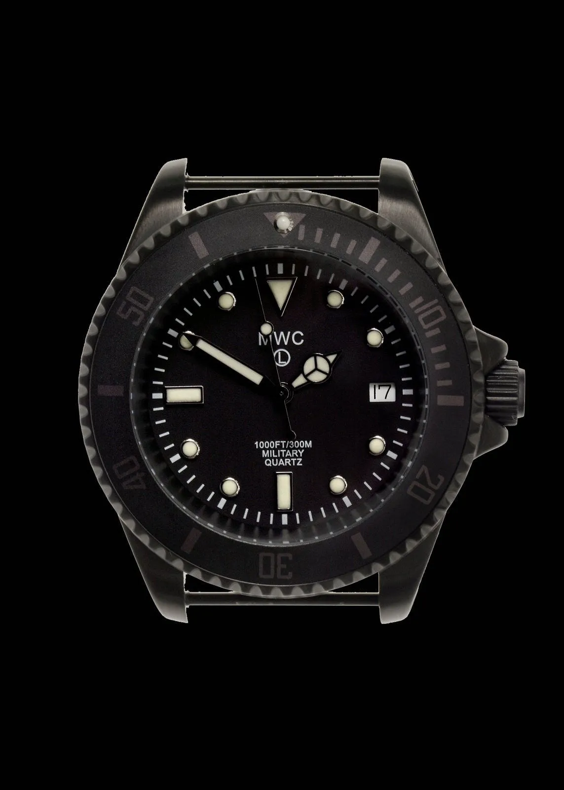MWC 300m / 1000ft PVD Steel Military Divers Watch (Quartz)